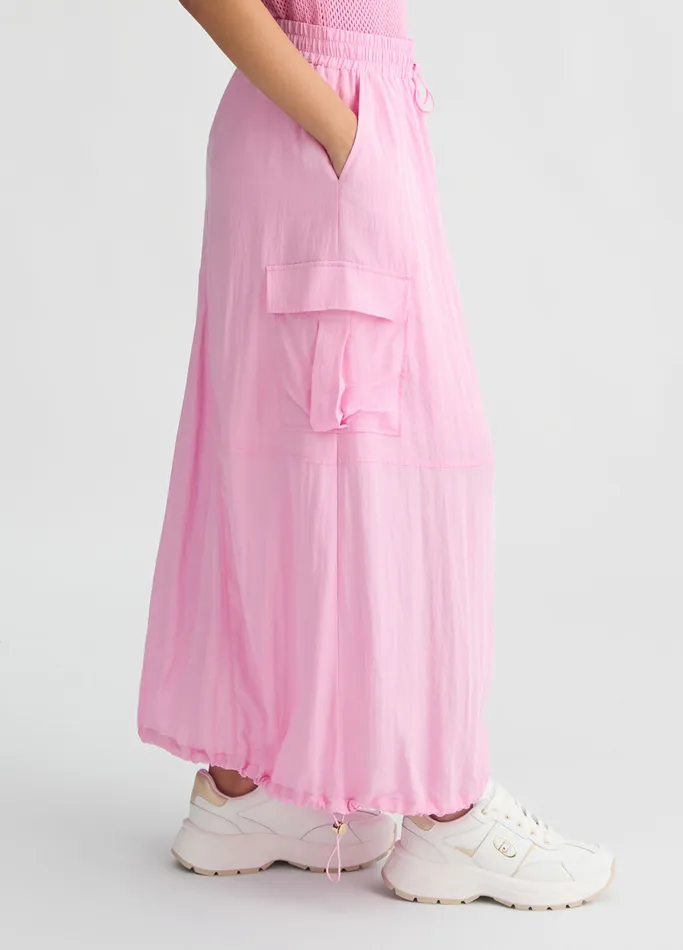 Women Liujo Skirts Cargo Skirt Pink