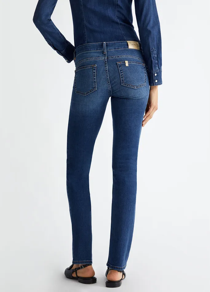 Women Liujo Slim Fit Jeans BottomUp SlimFit Jeans Blue Denim