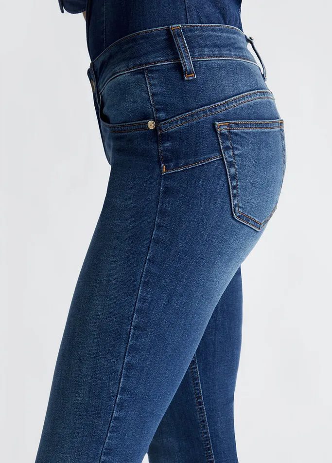 Women Liujo Slim Fit Jeans BottomUp SlimFit Jeans Blue Denim
