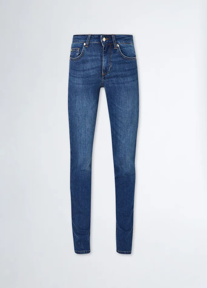 Women Liujo Slim Fit Jeans BottomUp SlimFit Jeans Blue Denim