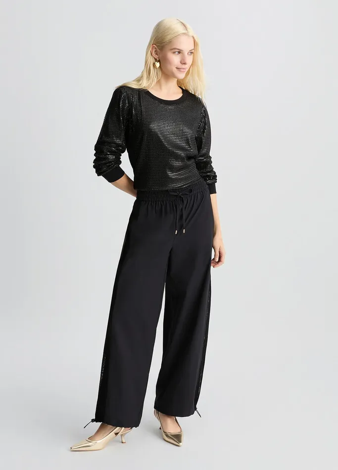Women Liujo Sweatshirts Sweatshirt With Sequins Black