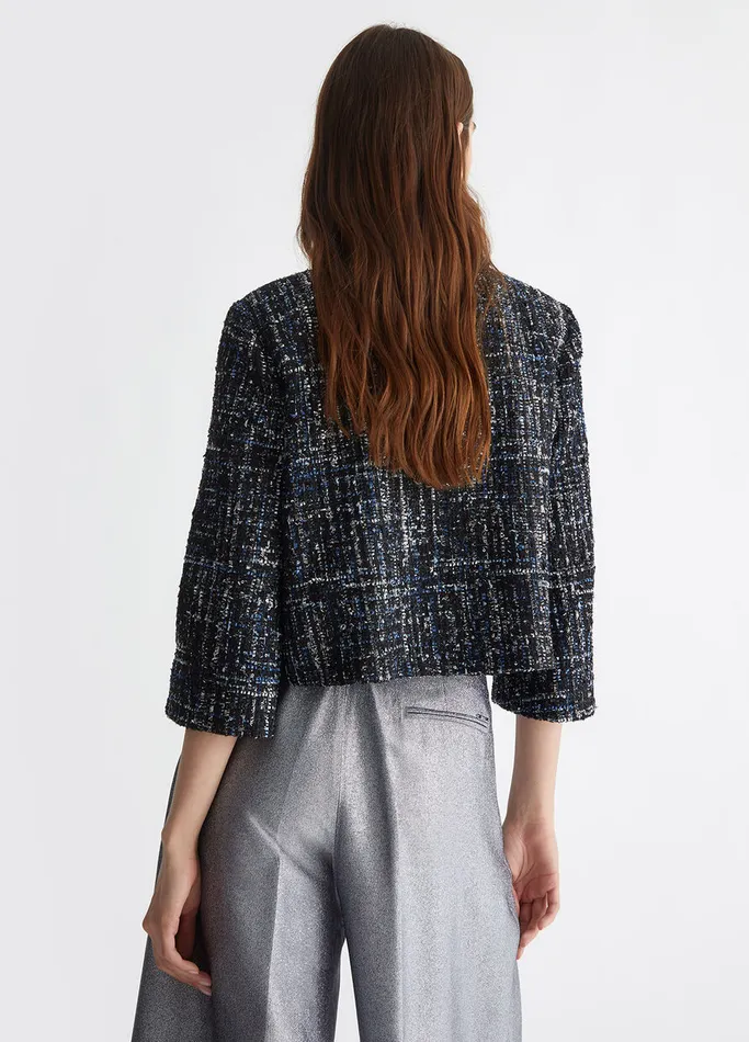 Women Liujo Tailleurs Boucl Jacket Blue