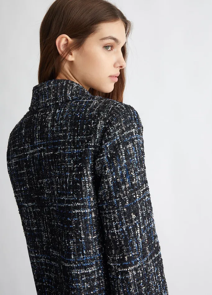 Women Liujo Tailleurs Boucl Jacket Blue