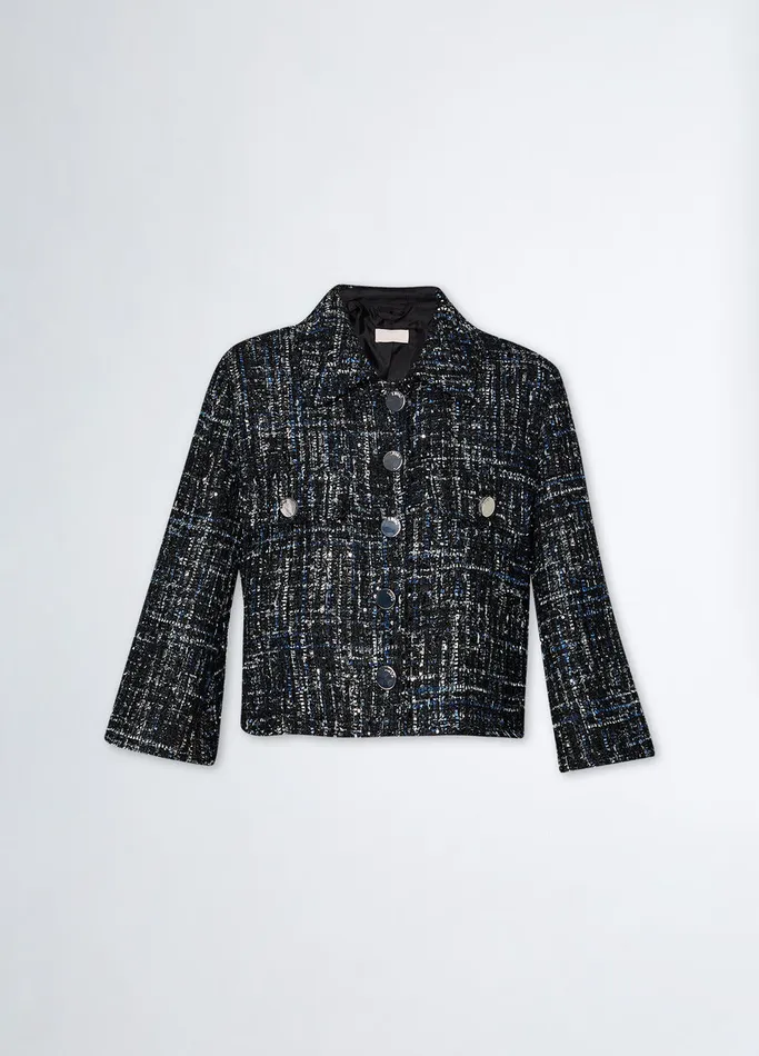 Women Liujo Tailleurs Boucl Jacket Blue