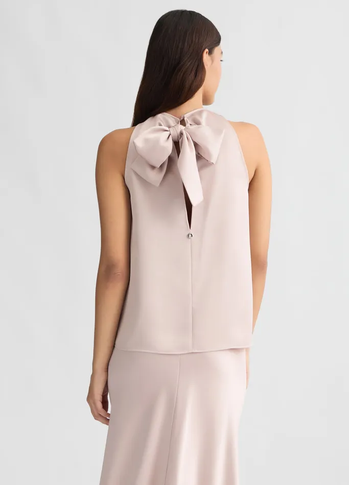 Women Liujo Tops And TShirts Light Pink Top With Bow