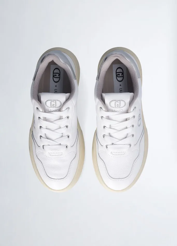 Women Liujo Trainers Sneakers In Leather White