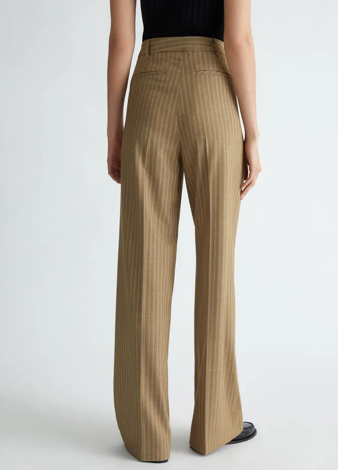 Women Liujo Trousers StraightLeg Suit Trousers Beige
