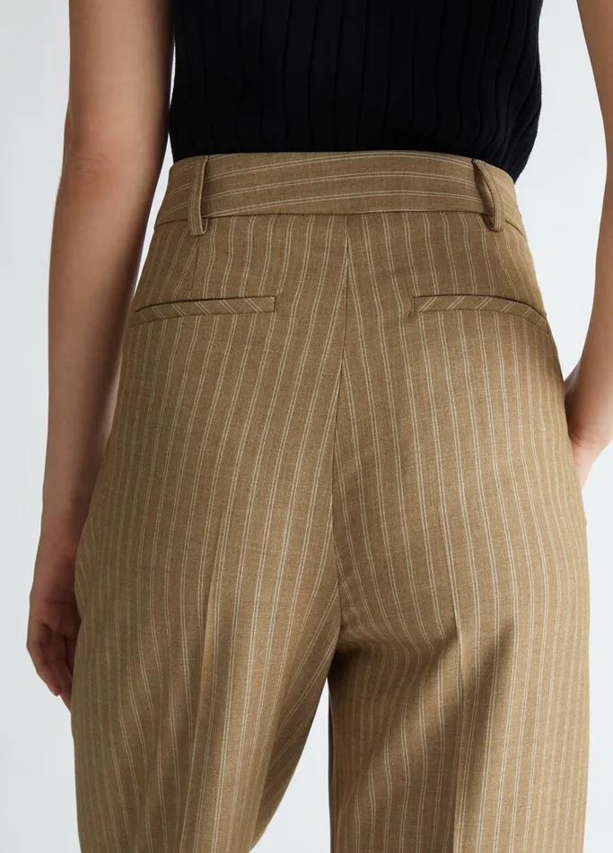 Women Liujo Trousers StraightLeg Suit Trousers Beige