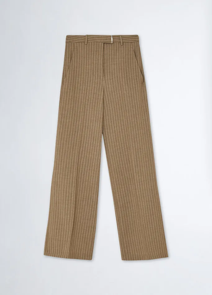 Women Liujo Trousers StraightLeg Suit Trousers Beige