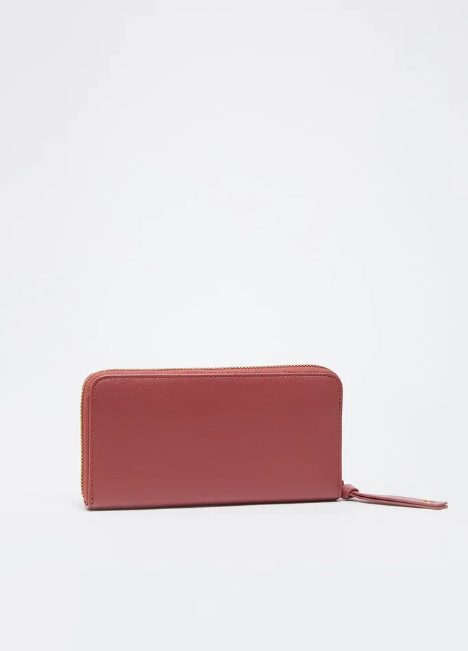 Women Liujo Wallets Large ZipAround Purse Pink