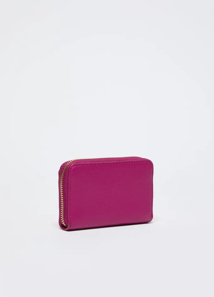 Women Liujo Wallets Small ZipAround Purse Fuchsia