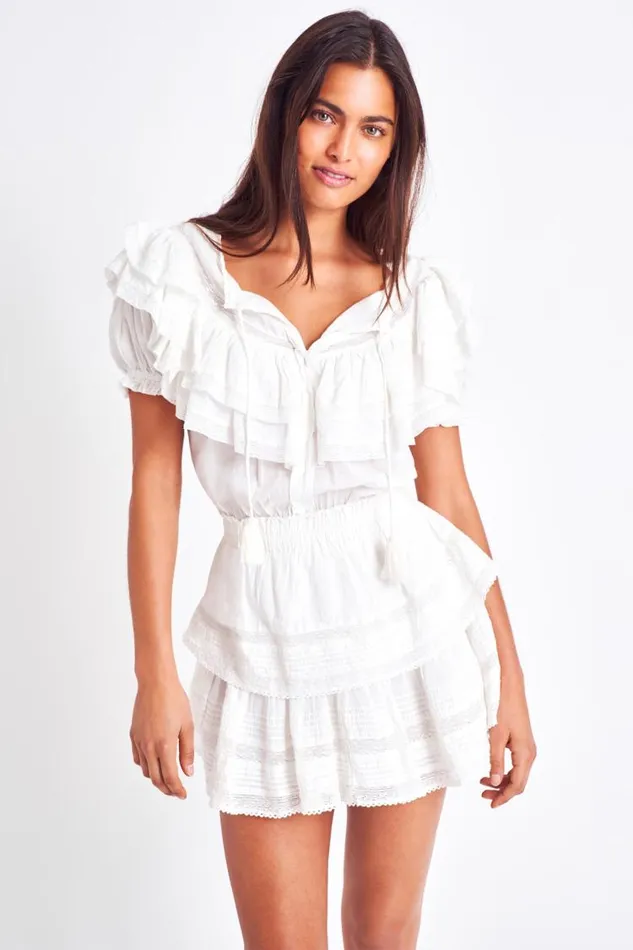 Women Liv Dress Antique White LoveShackFancy Dresses