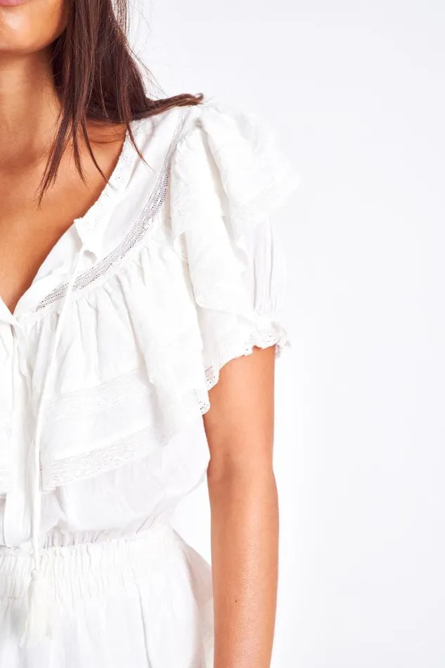 Women Liv Dress Antique White LoveShackFancy Dresses