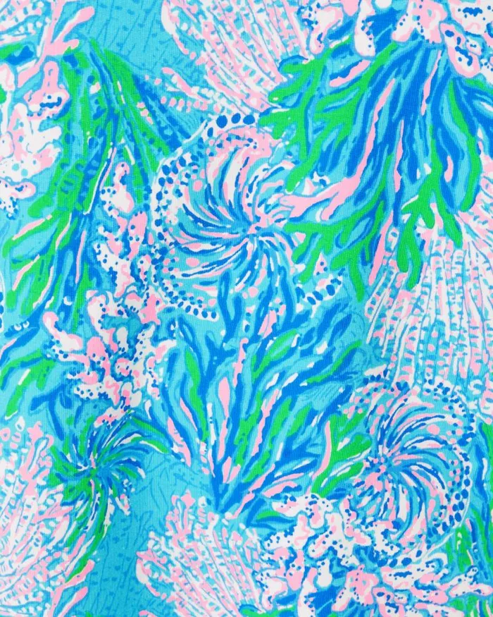 Women Loungewear Lilly Pulitzer Clanton Long Sleeve Top and Loxley Knit Short Set Las Olas Aqua Strong Current Sea Women Loungewear Lilly Pulitzer Clanton Long Sleeve Top and Loxley Knit Short Set Las Olas Aqua Strong Current Sea