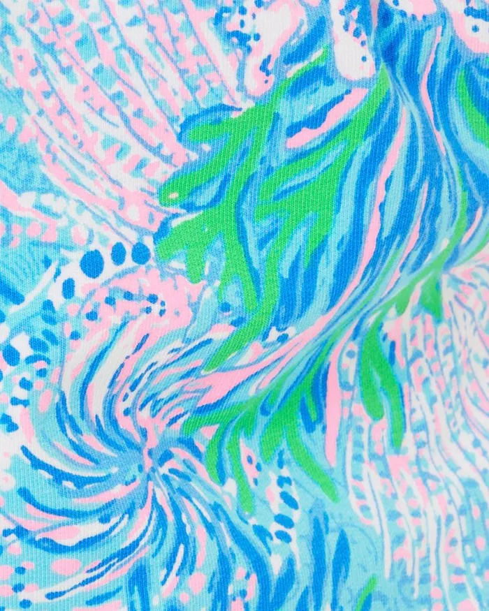 Women Loungewear Lilly Pulitzer Clanton Long Sleeve Top and Loxley Knit Short Set Las Olas Aqua Strong Current Sea Women Loungewear Lilly Pulitzer Clanton Long Sleeve Top and Loxley Knit Short Set Las Olas Aqua Strong Current Sea