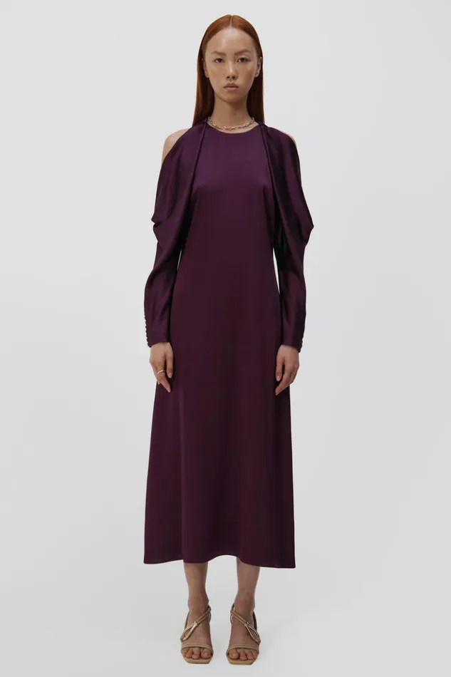 Women Lovisa Gown Plum Jonathan Simkhai Dresses and Jumpsuits