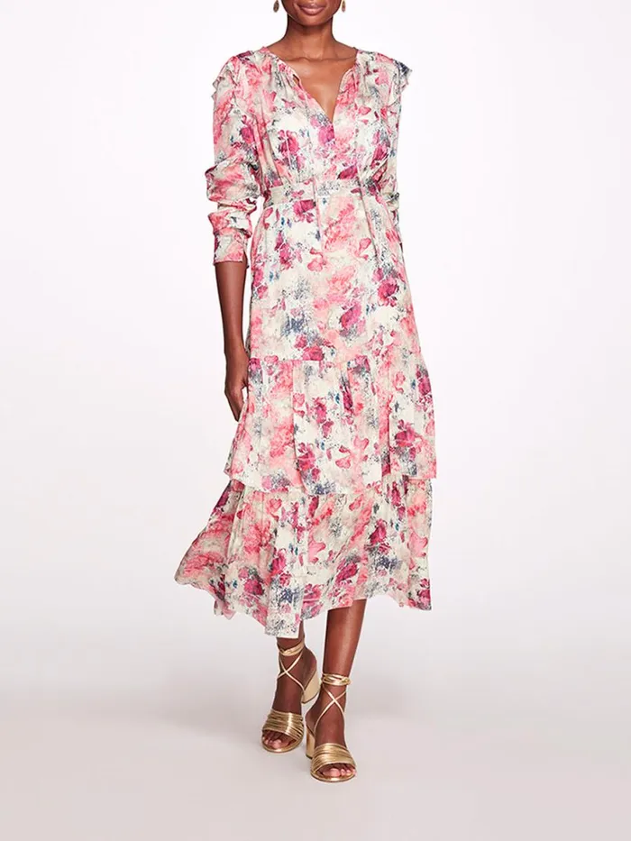 Women Marchesa Rosa Marchesa Amber Ivory Multi