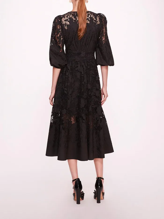 Women Marchesa Rosa Marchesa Jessamine Black