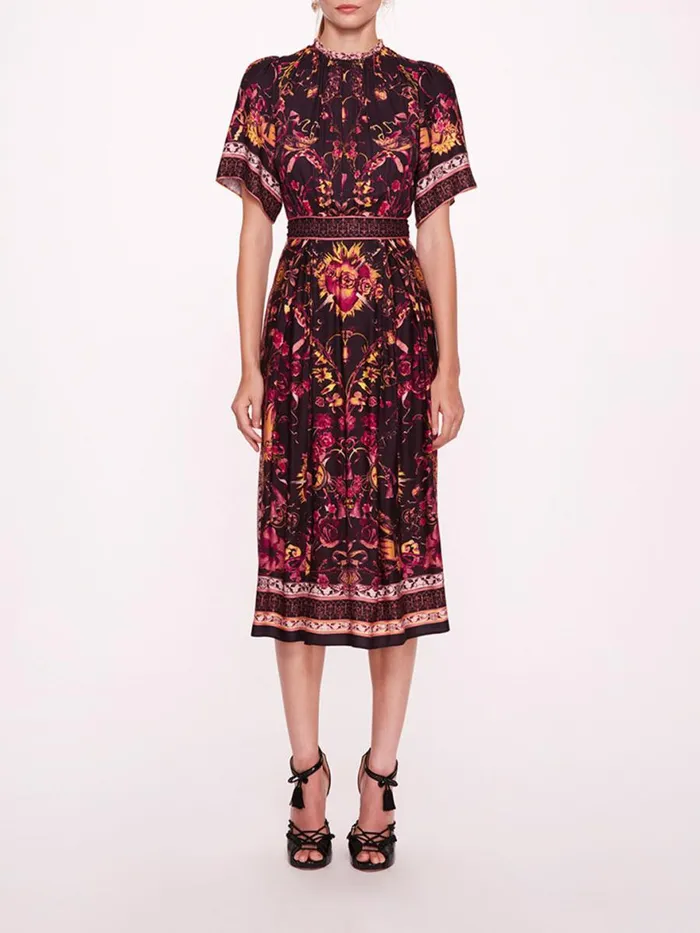 Women Marchesa Rosa Marchesa Soma Dark Purple Multi