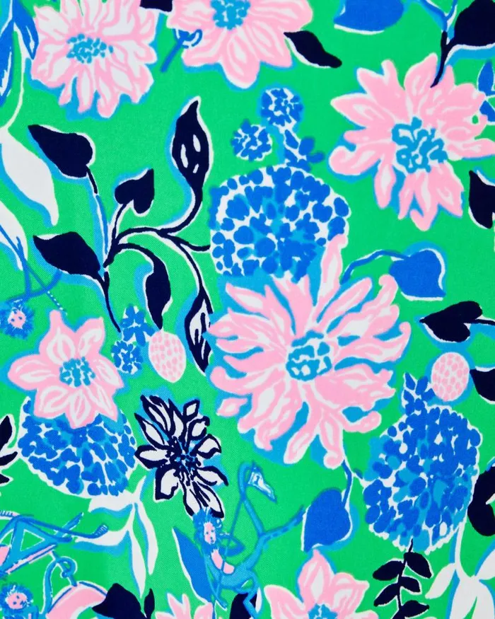 Women Matching Sets Lilly Pulitzer Activewear In Golf Till You Drop Spearmint Golf Till You Drop Woven