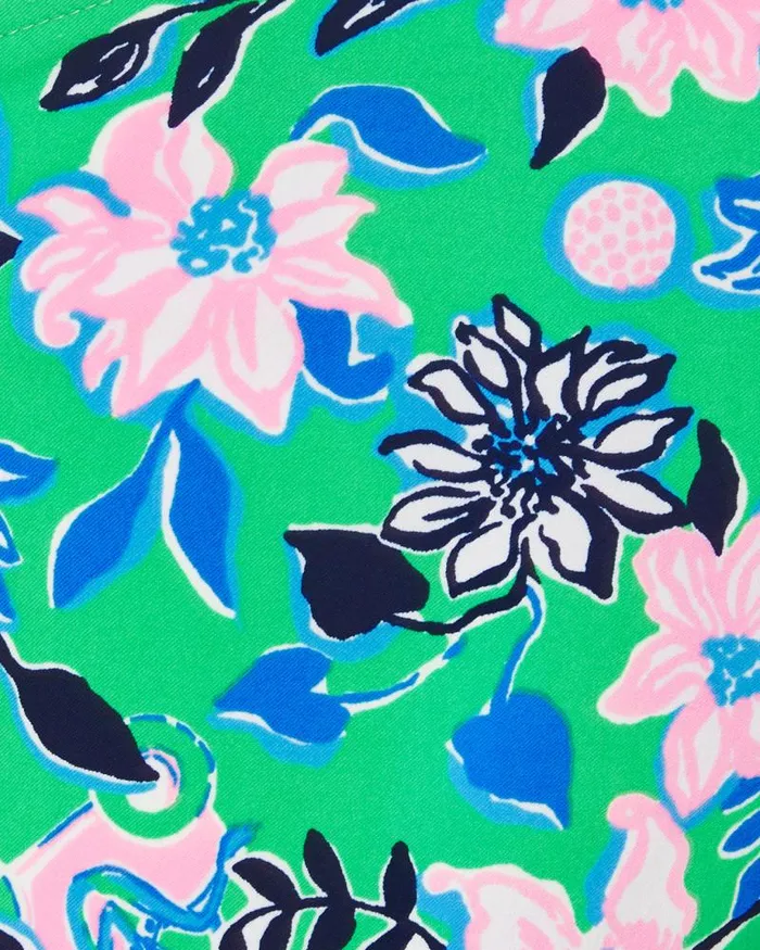 Women Matching Sets Lilly Pulitzer Activewear In Golf Till You Drop Spearmint Golf Till You Drop Woven
