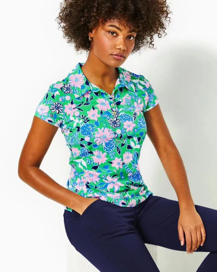 Women Matching Sets Lilly Pulitzer Activewear In Golf Till You Drop Spearmint Golf Till You Drop Woven