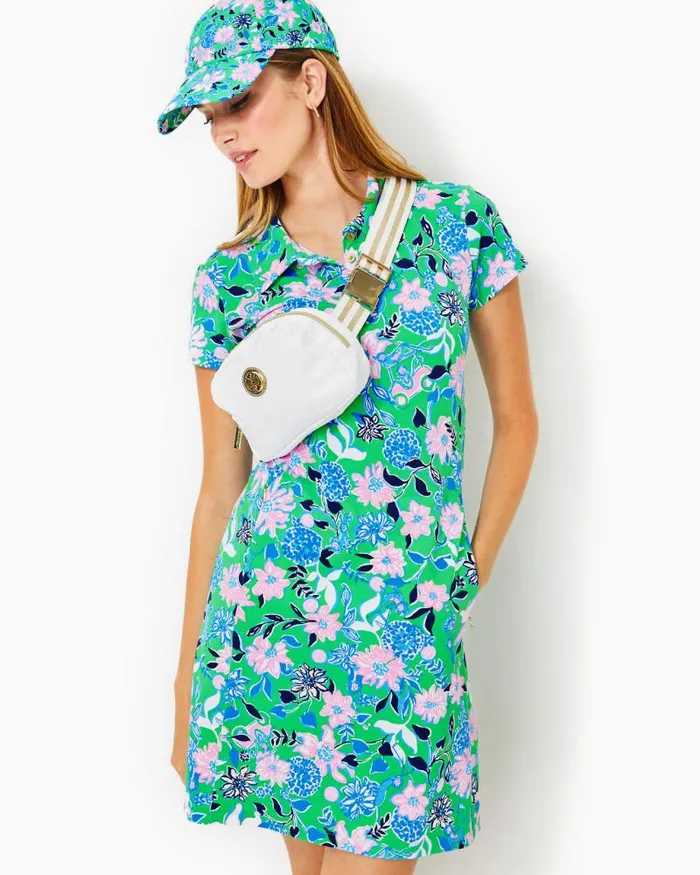 Women Matching Sets Lilly Pulitzer Activewear In Golf Till You Drop Spearmint Golf Till You Drop Woven