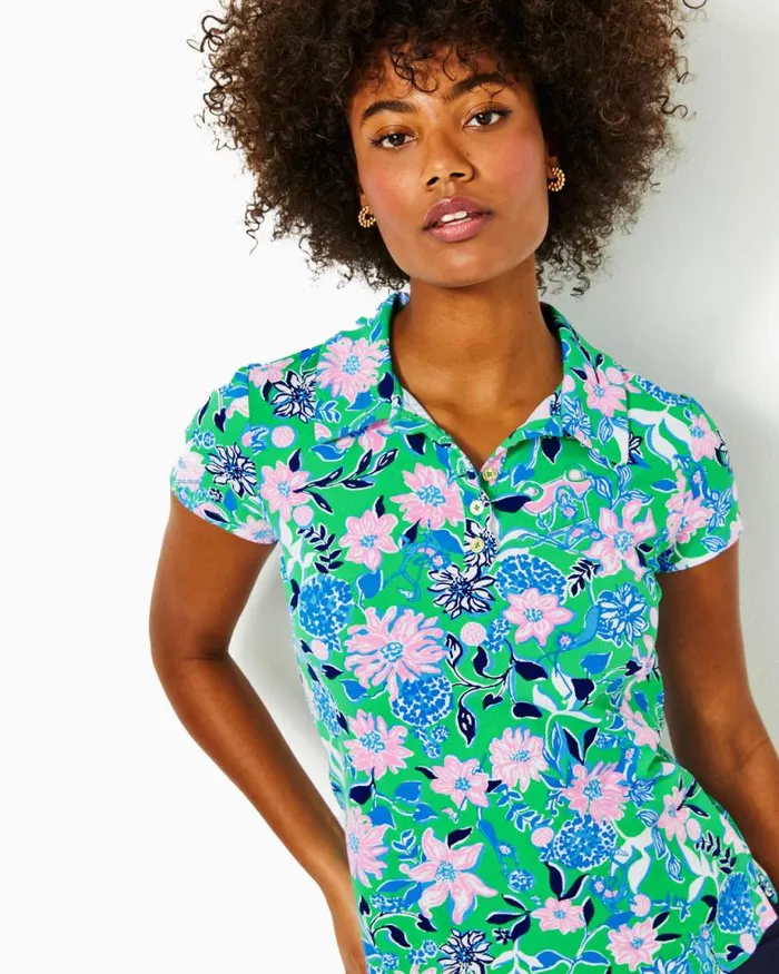 Women Matching Sets Lilly Pulitzer Activewear In Golf Till You Drop Spearmint Golf Till You Drop Woven