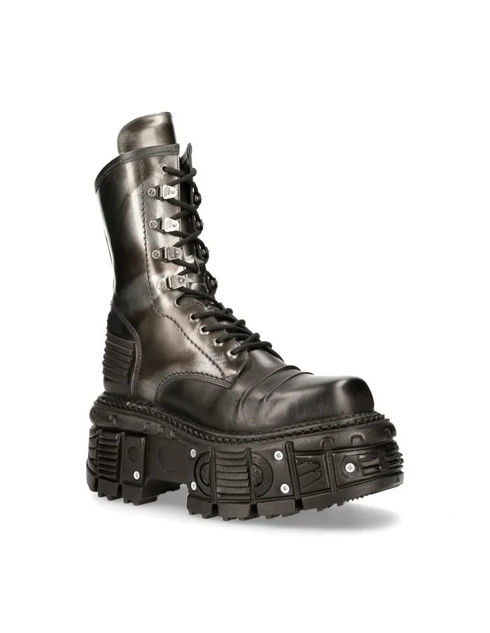 WomenMen Ankle Boot Imperfect MTank005C4 Boots New Rock WomenMen Ankle Boot Imperfect MTank005C4 Boots New Rock