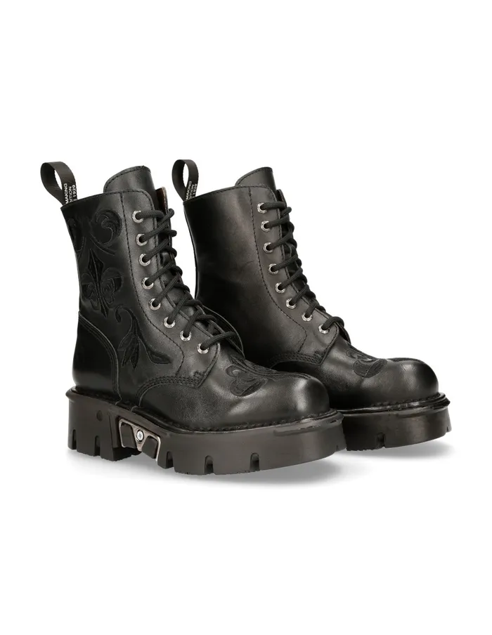 WomenMen Boots New Rock Metallic MNewmili118C2