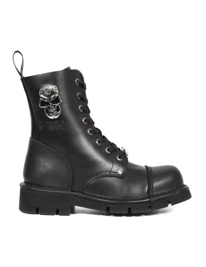 WomenMen Military New Rock Boot Metallic MNewmili119C1