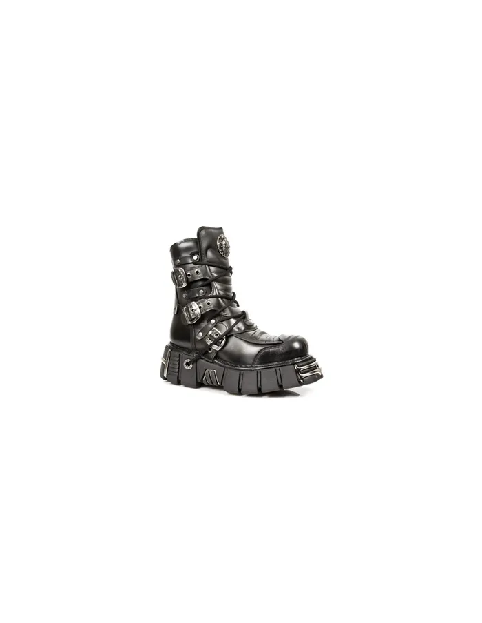 WomenMen New Rock Ankle Boot Metallic M987C1 Boots WomenMen New Rock Ankle Boot Metallic M987C1 Boots