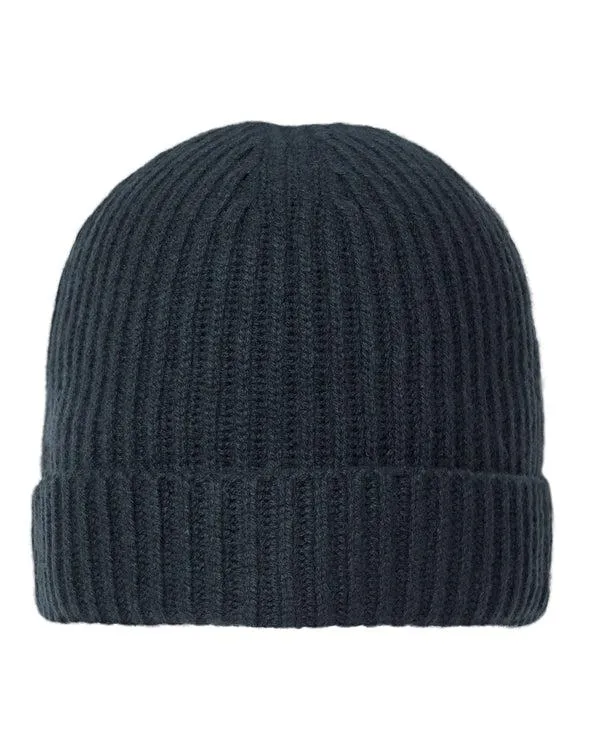 WomenMen Unisex Ribbed Cashmere HatIn Grigio Blue Grigio Blue NPeal Hats