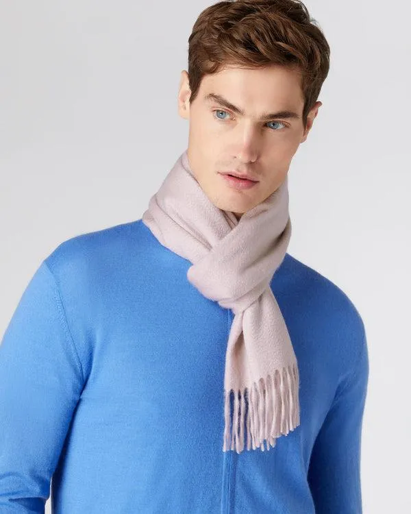 WomenMen Unisex Woven Cashmere ScarfIn Canvas Pink Canvas Pink NPeal Cashmere Scarves