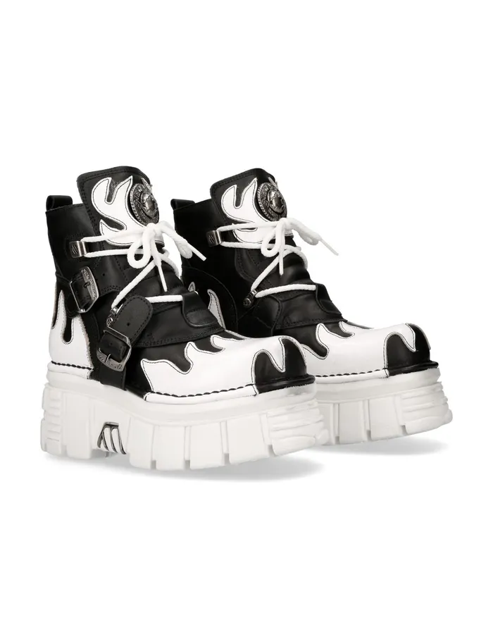 Women Metallic M288C9 Platform New Rock