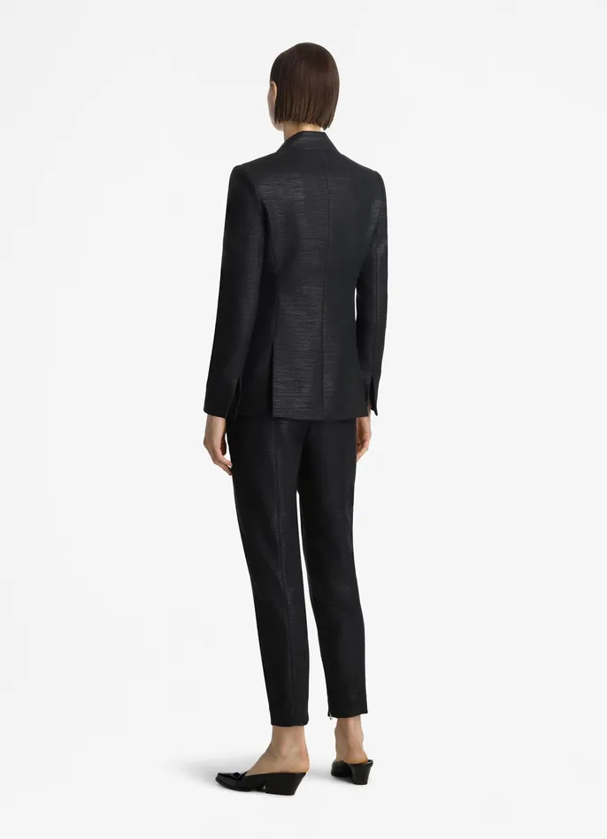 Women Metallic Twill Pant Black St John Pants Women Metallic Twill Pant Black St John Pants