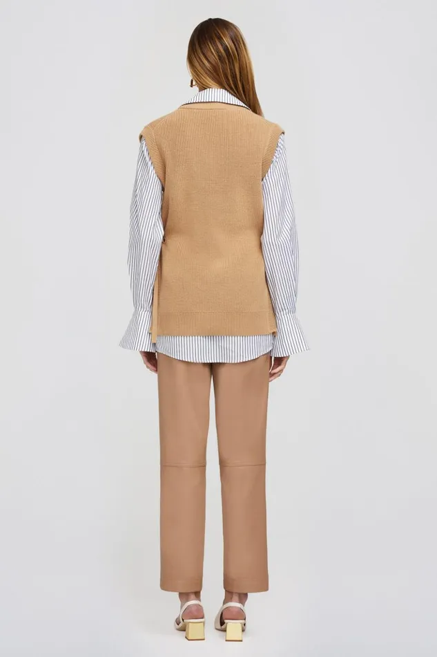 Women North Top Camel Jonathan Simkhai Knitwear