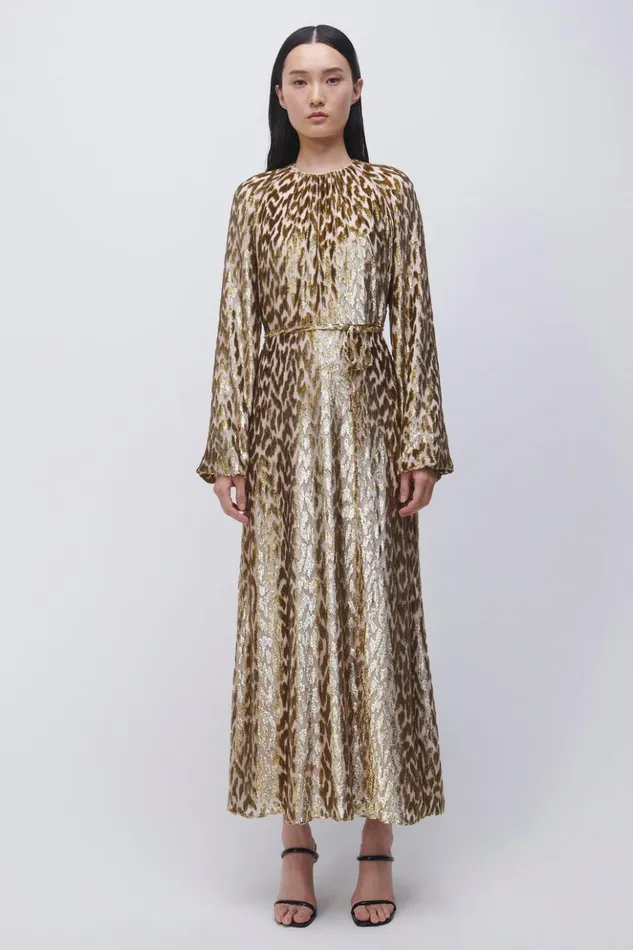 Women Odina Dress Gold Jonathan Simkhai Dresses and Jumpsuits