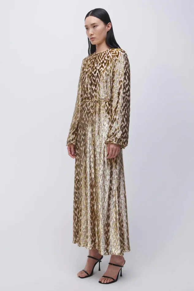 Women Odina Dress Gold Jonathan Simkhai Dresses and Jumpsuits