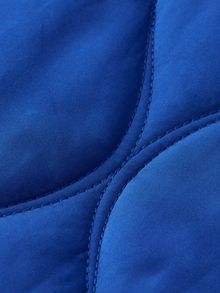 Women Oversized Onion Quilt Liner Jacket Electric Blue Scotch and Soda Jackets and Coats Women Oversized Onion Quilt Liner Jacket Electric Blue Scotch and Soda Jackets and Coats