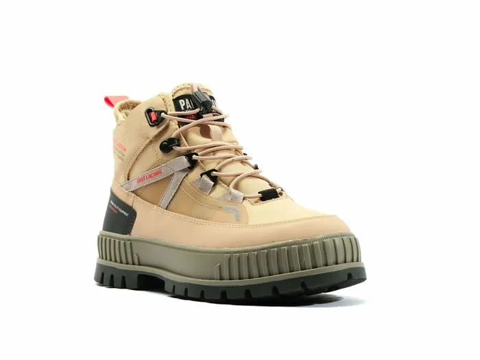 Women Palladium Boots Pallashock Travel Wp Desert