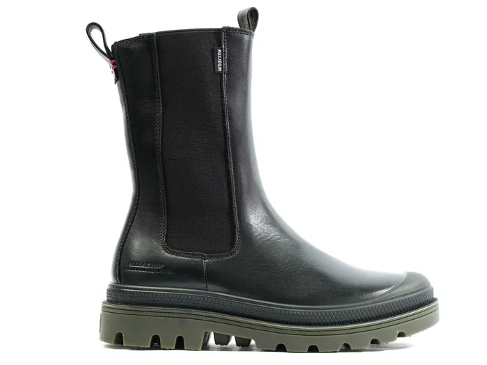 Women Palladium Boots Pampa Atelier Che Leather Black