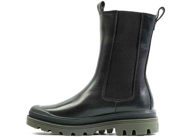 Women Palladium Boots Pampa Atelier Che Leather Black