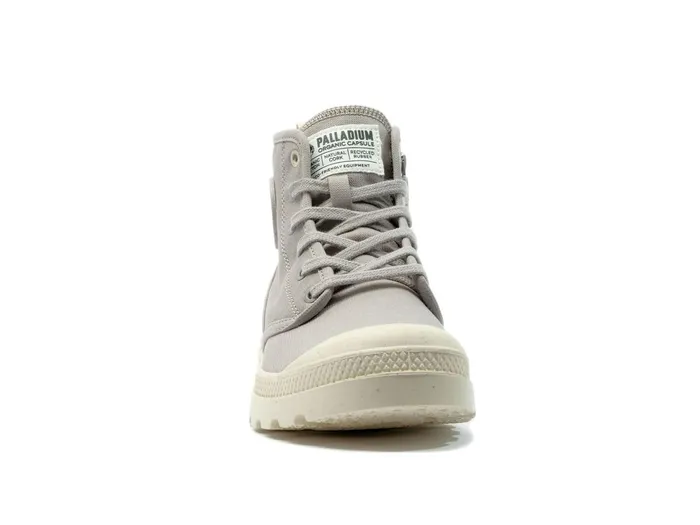 Women Palladium Boots Pampa Hi Zip Organic Grey Berry