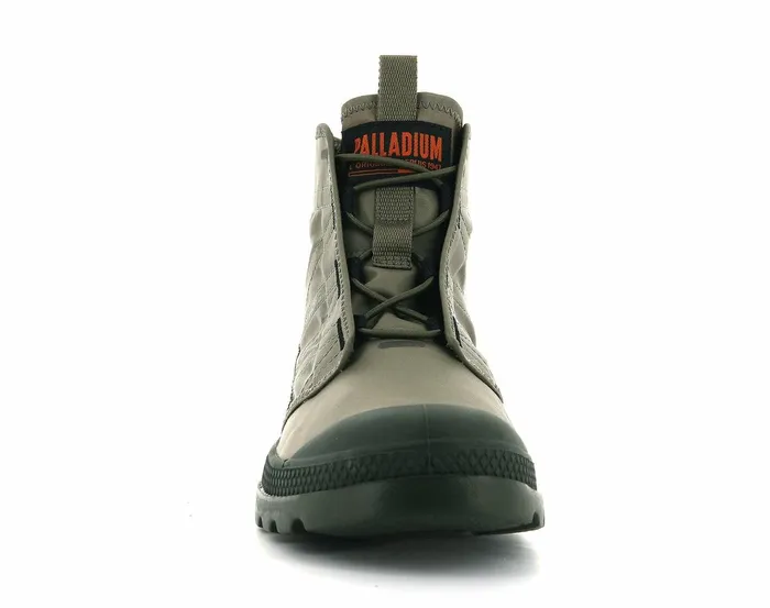 Women Palladium Boots Pampa Travel Lite Dusky Green
