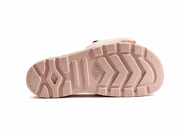 Women Palladium Sandals Solea Slide Pad Rose Smoke