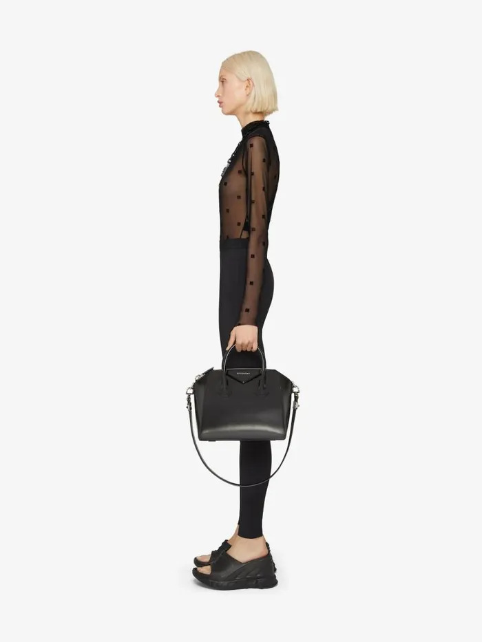 Women Pants and Shorts Givenchy Leggings In Jersey With GIVENCHY Waistband Black