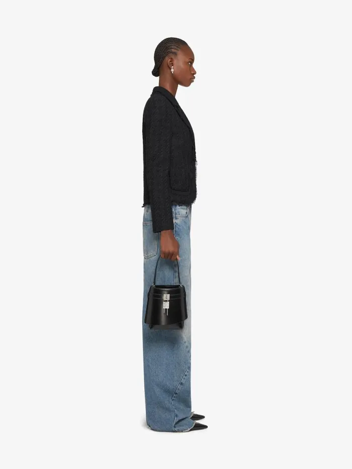 Women Pants and Shorts Givenchy Oversized Jeans In Denim With Stitching Details Medium Blue