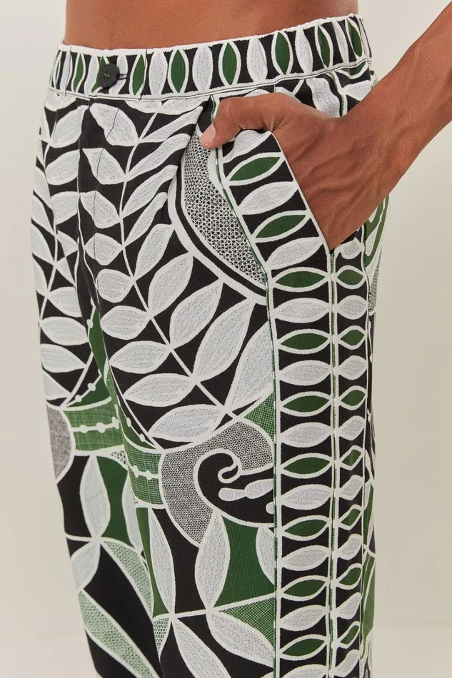 Women Pants Farm Rio Black Lace Nature Pants