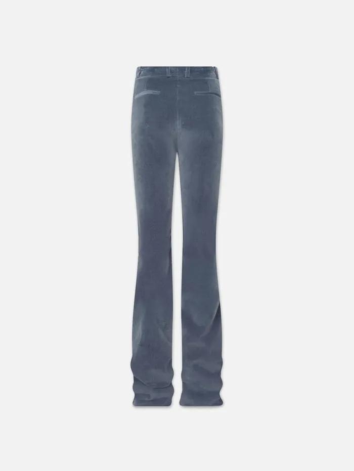 Women Pants FRAME The Slim Stacked Velvet Trouser 8212 Denim Blue Women Pants FRAME The Slim Stacked Velvet Trouser 8212 Denim Blue